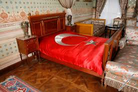 Mustafa Kemal Atatürk'ün Dolmabahçe Sarayı'ndaki yatak odası